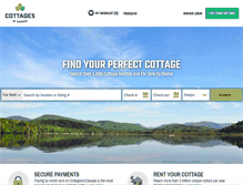 Tablet Screenshot of cottagesincanada.com